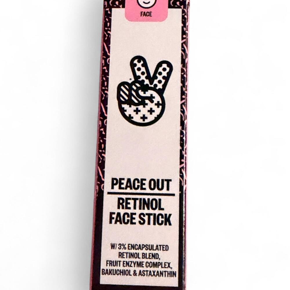 NIB Peace Out Retinol Face Stick Sephora Beauty Skincare Glowing Skin .28oz